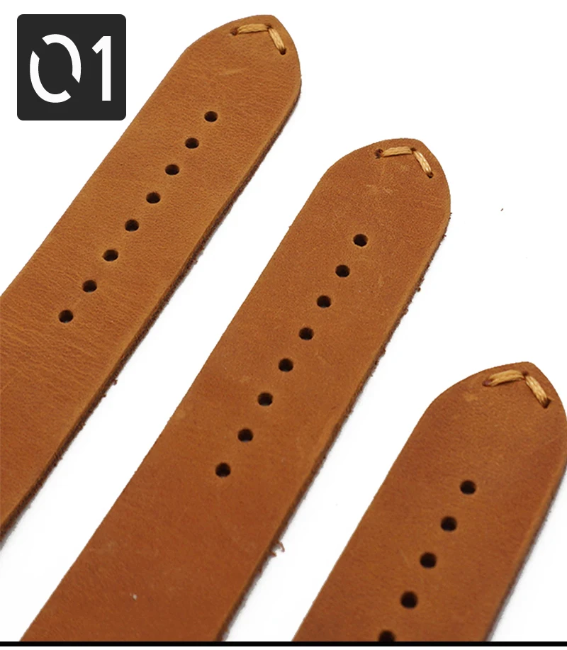 Hot Sell Leather Watchband for Apple Watch Band Series 5/3/2/1 Sport Bracelet 42 mm 44mm Zulu Strap For iwatch 4 Band