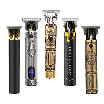 

T9 USB Electric Hair Clipper 0mm RFC-68 Adjustable Ceramic Blade Cordless Hair Clipper Bald Lettering Fader haircut Styling tool