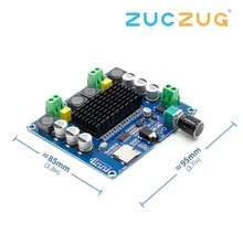 2*100W TDA7498 Bluetooth 5.0 Digital Audio Amplifier Board Dual Channel Class D Stereo Aux Amp Decoded FLAC/APE/MP3/WMA/WAV