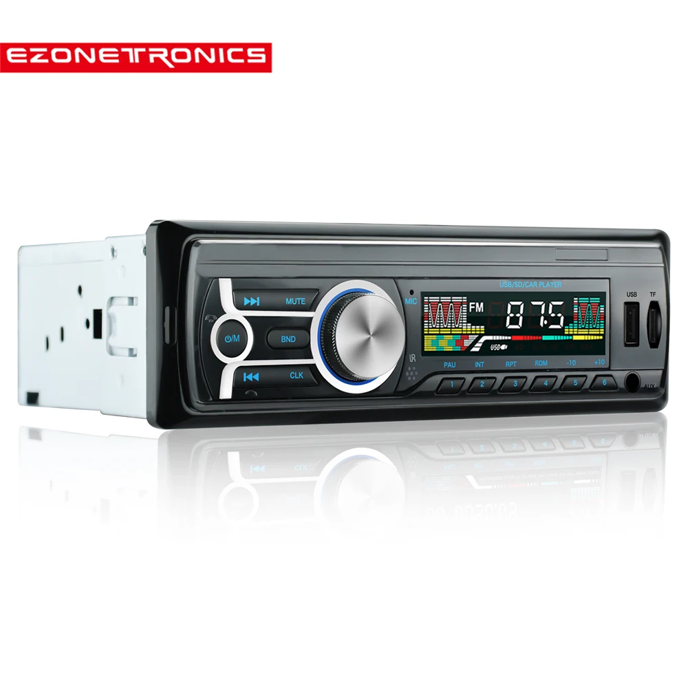 Автомобильный Радио стерео плеер Bluetooth телефон аудио Авто AUX-IN MP3 FM/AM/USB/1Din/пульт дистанционного управления 12 В универсальная JQ1784