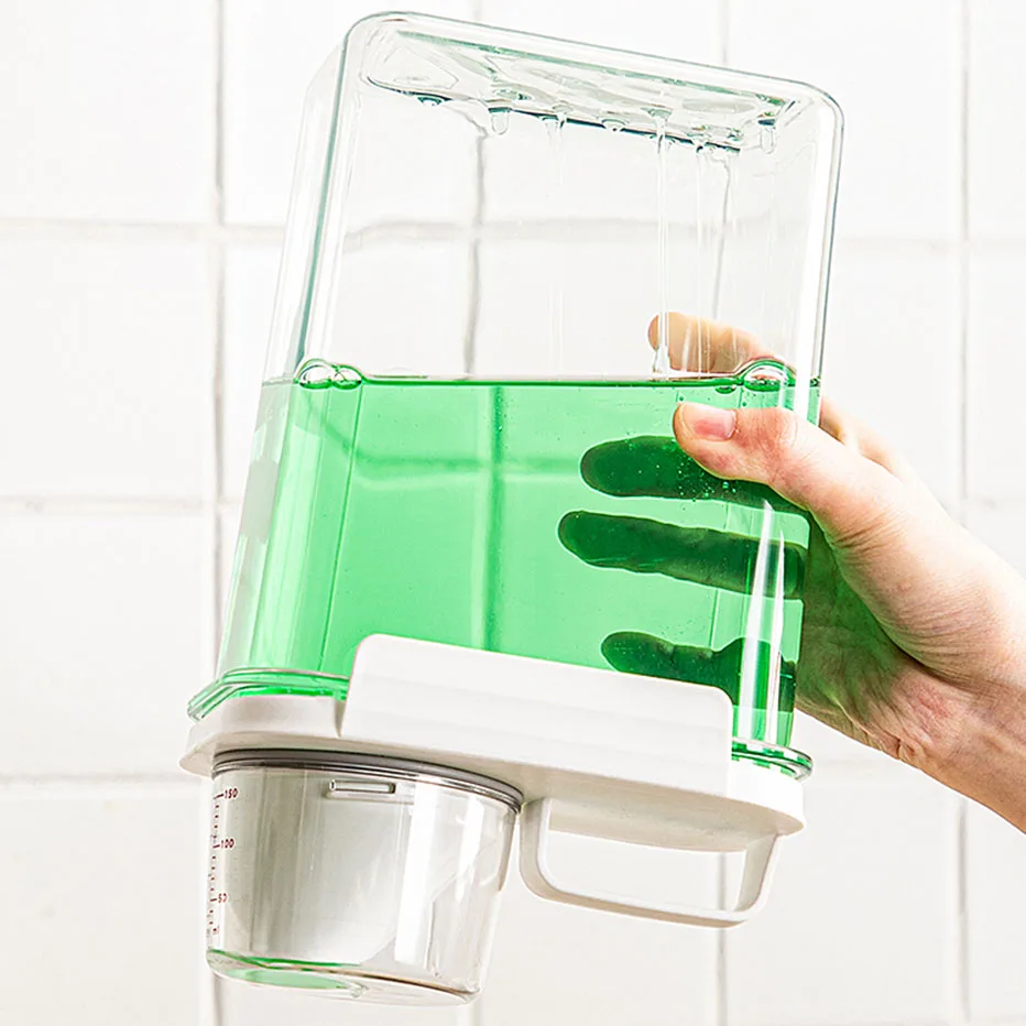 Multi-Use Laundry Powder Detergent Dispenser Food Grains Rice Storage Container