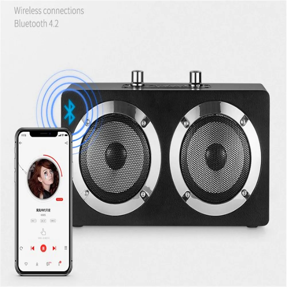 Bluetooth колонка радио музыкальный центр акустическая система Boombox мощный динамик