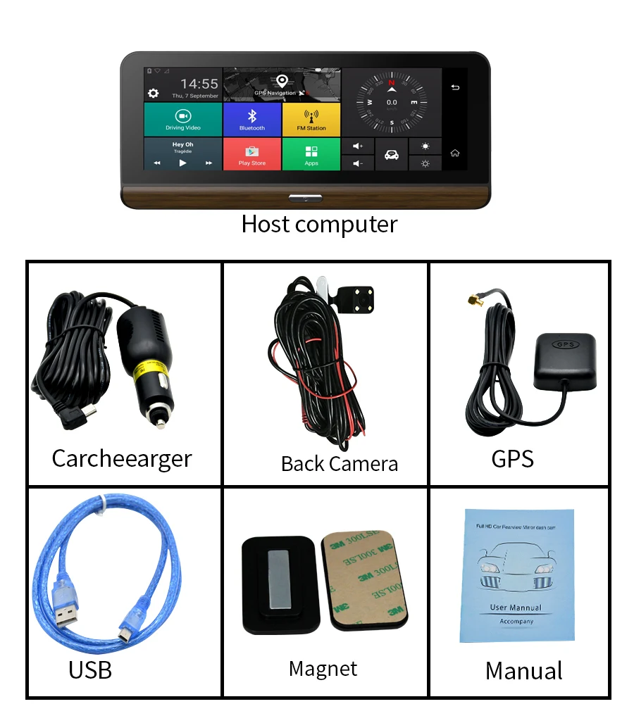 Anfilite 10 шт. E31 4G ADAS автомобильная камера gps Android 5,1 автомобильные видеорегистраторы wifi 1080P видео регистратор видеорегистратор парковки Monitorin