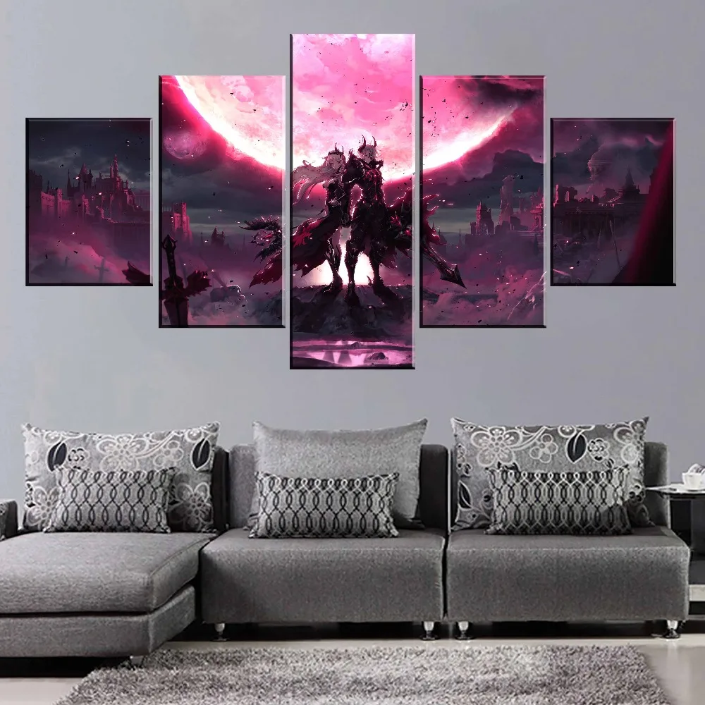 Картины для гостиной модульный Печатный мультфильм короли рейд панмерониукс