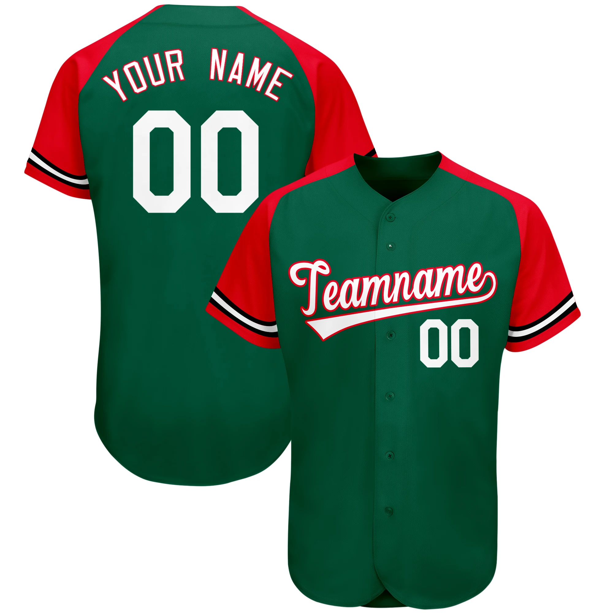 Fashion Baseball Jersey Sublimate Print Team Name,Number Mesh Soft v-neck Streetwear for Male/Women/Child Any Colour