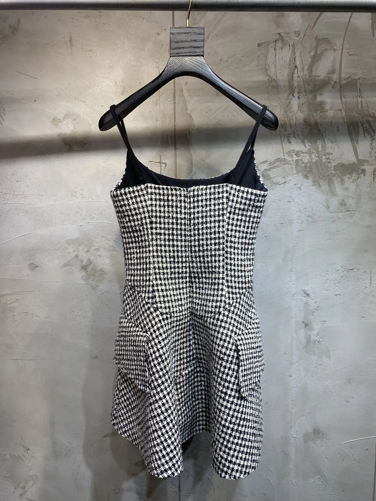 Новое Женское модное клетчатое платье без рукавов 1115
