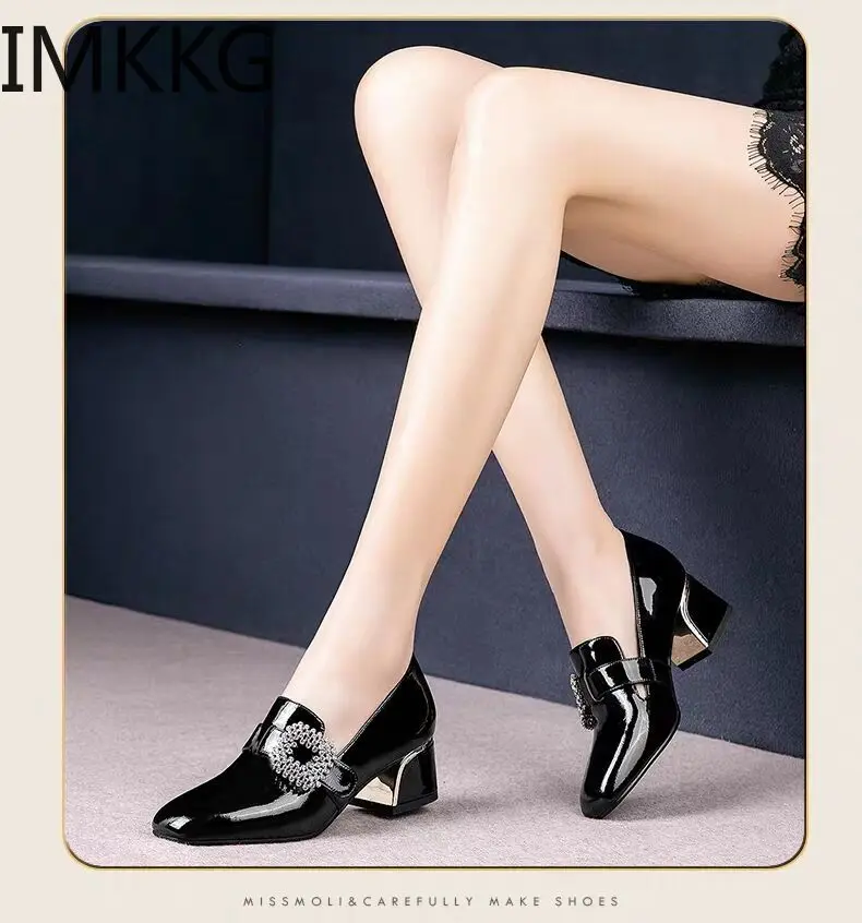 Women Pumps High Heels Shoes Woman Spring Autumn Pointed Toe Ladies Shoe Platform Soft Leather Sexy Office Wedding Female | Обувь