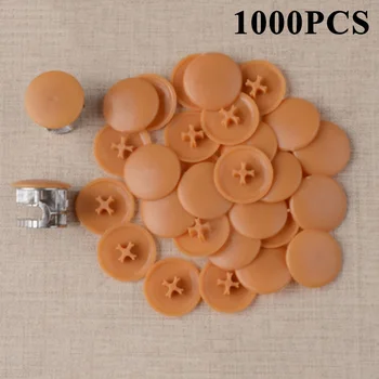 

1000pcs/pack Plastic Furniture Screw Covers Cap Clip Bolts Head DIY Fastener Set