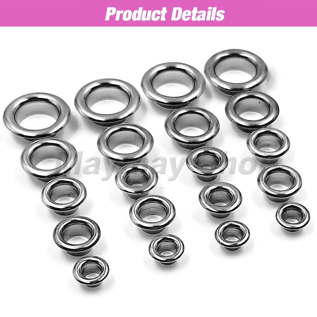 Eyelet Punch Tool Set Eyelet Grommet Ring Kit Eyelet Grommet Ring Grommet Punch Tool Grommet Tool Eyelet Grommet Dies Grommet Tool Kit Grommet Eyelet Kit Screw Back Eyelets Metal Eyelet Buttons 50set Gunblack Colors Metal Eyelet Grommets With Eyelet Punch Die Tool Set