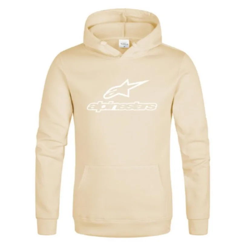 Мужской пуловер 2020 Новая мода Alpinestars белый с буквенным принтом карамельных