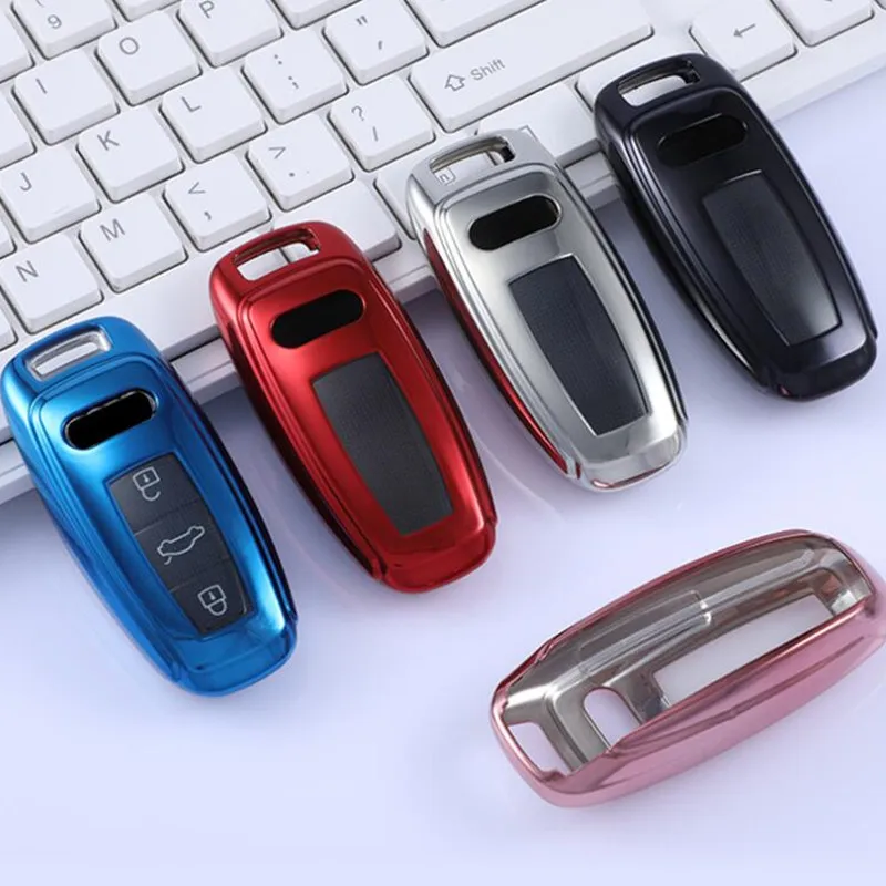Custodia-a-distanza-per-auto-Smart-Key-Cover-Fob-Shell-per-Audi-A1-A3-A4-A5.jpg Cover per chiave/telecomando per Audi A1 A3 A4 A5 A6 A7 A8 Quattro Q3 Q5 Q7 2015 2009 2010 2011 2012 2013 2014 - Custodia a distanza per auto Smart Key Cover Fob Shell per Audi A1 A3 A4 A5