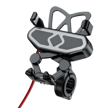 

Motorcycle Mobile Phone Holder with Strong Power for Motorcycles Mobile Phone Holder for Car with Rechargeable