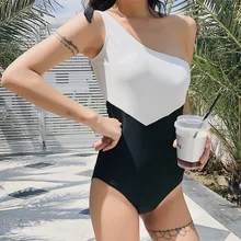 Пляжные купальники, женские, 1 штука, женские купальники, слитный купальник, светло-роскошный красный Мини-Ins, один ремешок, сексуальная женщина