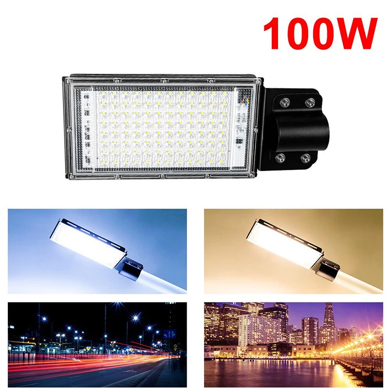 100W Street Lamp Outdoor Spotlight 50W Flood Light LED Lighting 220V Waterproof Wall For Country House | Лампы и освещение