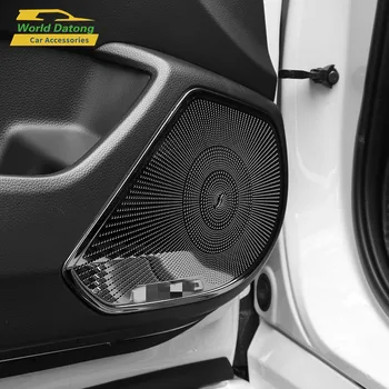 

For Honda Accord 10th Generation 2017 2018 2019 Interior Door Stereo Speaker Audio Ring Cover Sound Frame Decoration Trim