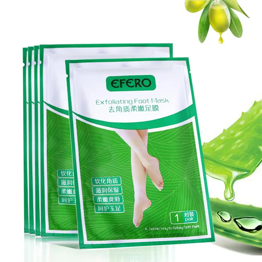 

3pair=6PCS Baby Foot Mask Exfoliating Feet Mask Feet Cream Moisturizing Smooth Calluses Foot Peeling Mask Spa Socks for Pedicure