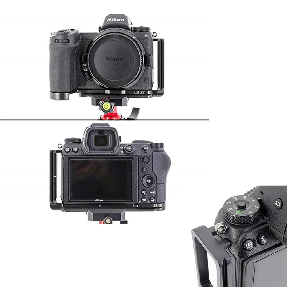 Quick Release L Plate Bracket Holder Hand Grip for Nikon Z6 for Nikon Z7 Digital Camera for Arca Swiss Tripod Head