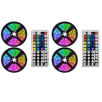 

Hot XD-10M Led Strip Lights with 44 Keys Controller Flexible Color Changing RGB Light Strips for Party DIY Decoration