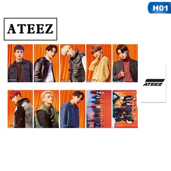

10pcs/set Kpop ATEEZ Photocard Postcard Album Photo Card ATEEZ KPOP Lomo Cards New Arrivals