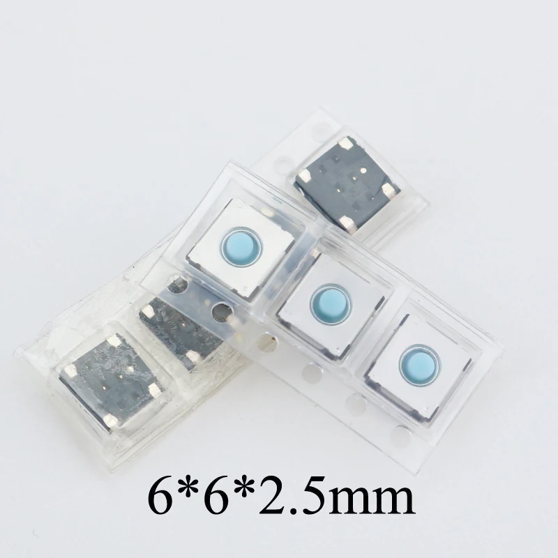 Yuxi 2Pcs 6*6*2.5Mm Patch Microinterruttore Mouse Per Xiaomi Microsoft Arc Touch Sculpt Blue Shadow 4000