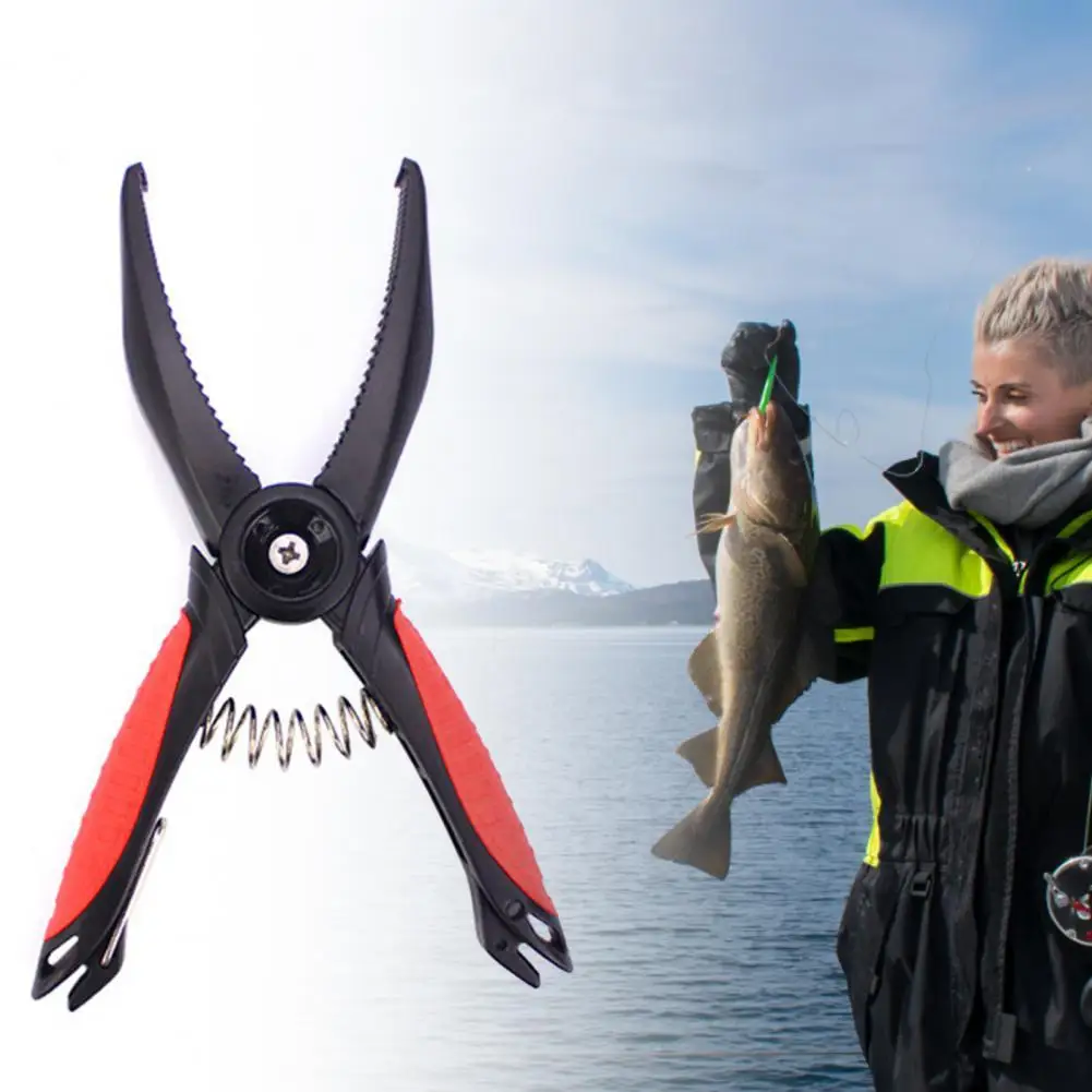 Fish Grip Pliers Anti Corrosion Fishing Pliers Lightweight Rubber Fish