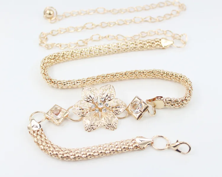 Style 4 Модные женские поясные ремни, винтажные Тонкие хрустальные сердечки с бантом и цветами для свадебной вечеринки, женское платье, ремень, поясные пояса, аксессуары - Цвет: Style 4