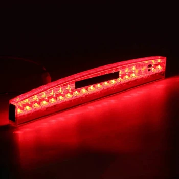 

DHBH-Brake Light Red Led Plastic Car High Mount Third Brake Light Center Rear Stop Light Durable Taillight For-AUDI A4 RS4 S4 B6