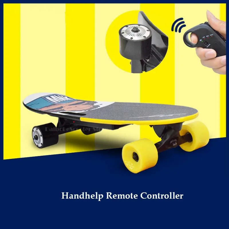 Daibot Mini Electric Skateboard Four Wheels Electric Scooters Single Drive 300W Portable Four Wheel Electric Scooter Adult (32)