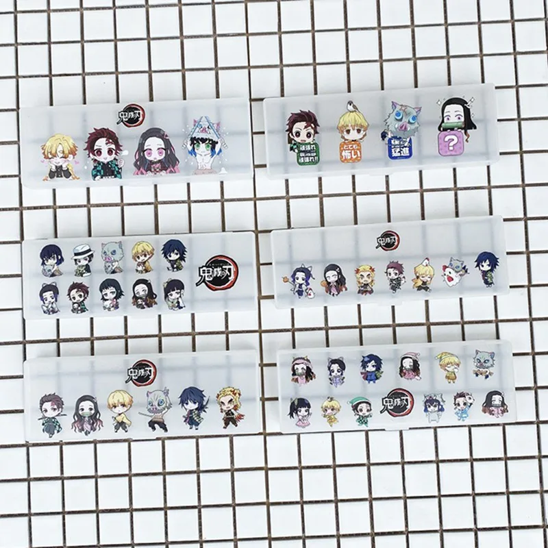 

New Fashion Demon Slayer:Kimetsu No Yaiba Plastic Transparent Storage Box Pens Files Organizer Case