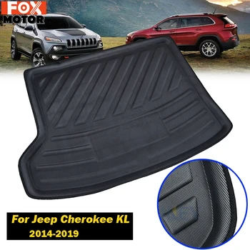

For Jeep Cherokee KL 2014 2015 2016 2017 2018 2019 Trunk Floor Mat Liner Carpet Waterproof Tailored Boot Cargo Liner Tray