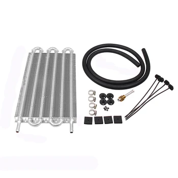 

Transmission Cooler Car Air Conditioner Assembly Hose Aluminum Alloy Universal Converter Tube Condenser Radiator Cooling System