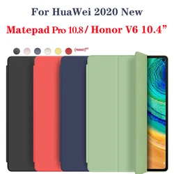Coque en Silicone souple pour HuaWei MatePad Pro 10.4 5G, étui Honor Pad V6 avec veille intelligente, Funda Capa, 10.8 