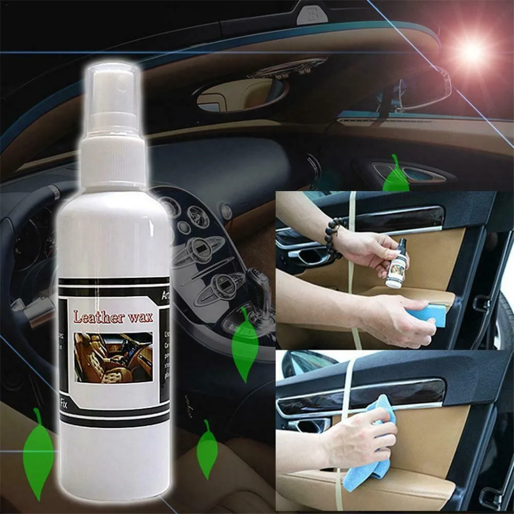 30100 ml leather milk polish leather coating curing protection agent car leather renovation coating cream maintenance 30S9 (4) - 副本