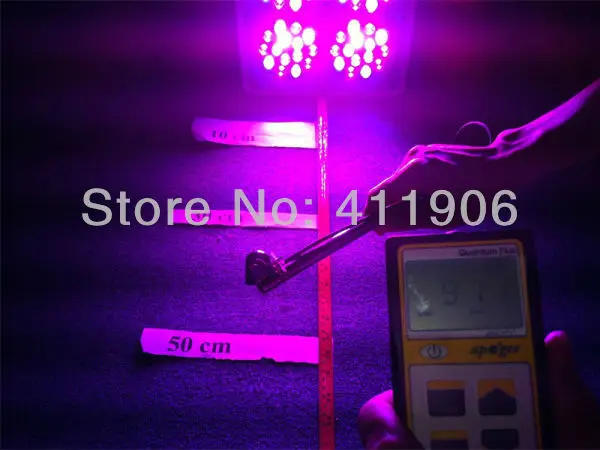 Apollo 4 LED grow ligt PAR 911 at 50cm