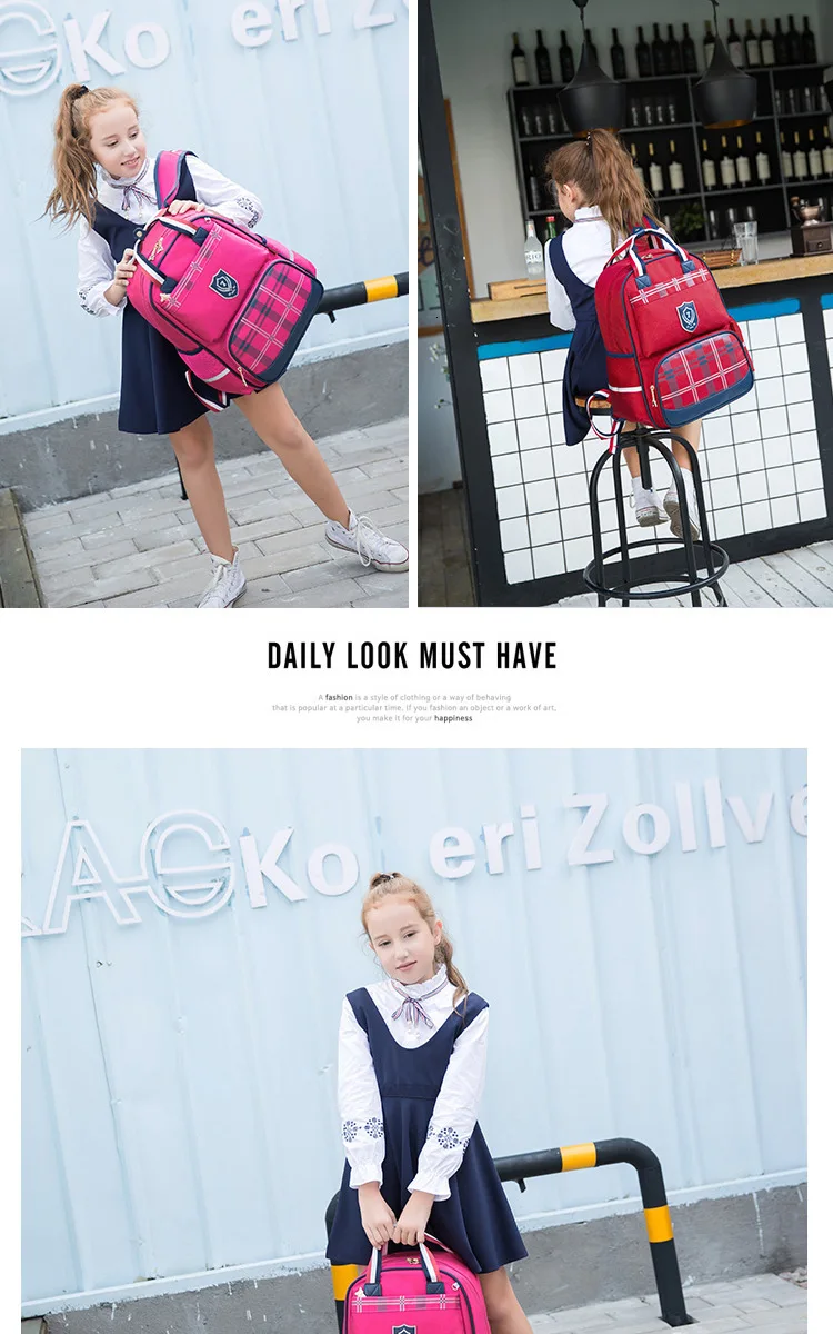 Kids School Bags Orthopedic Backpack Schoolbag Waterproof School Bags for Girls Boys Children Backpacks Mochila Escolar