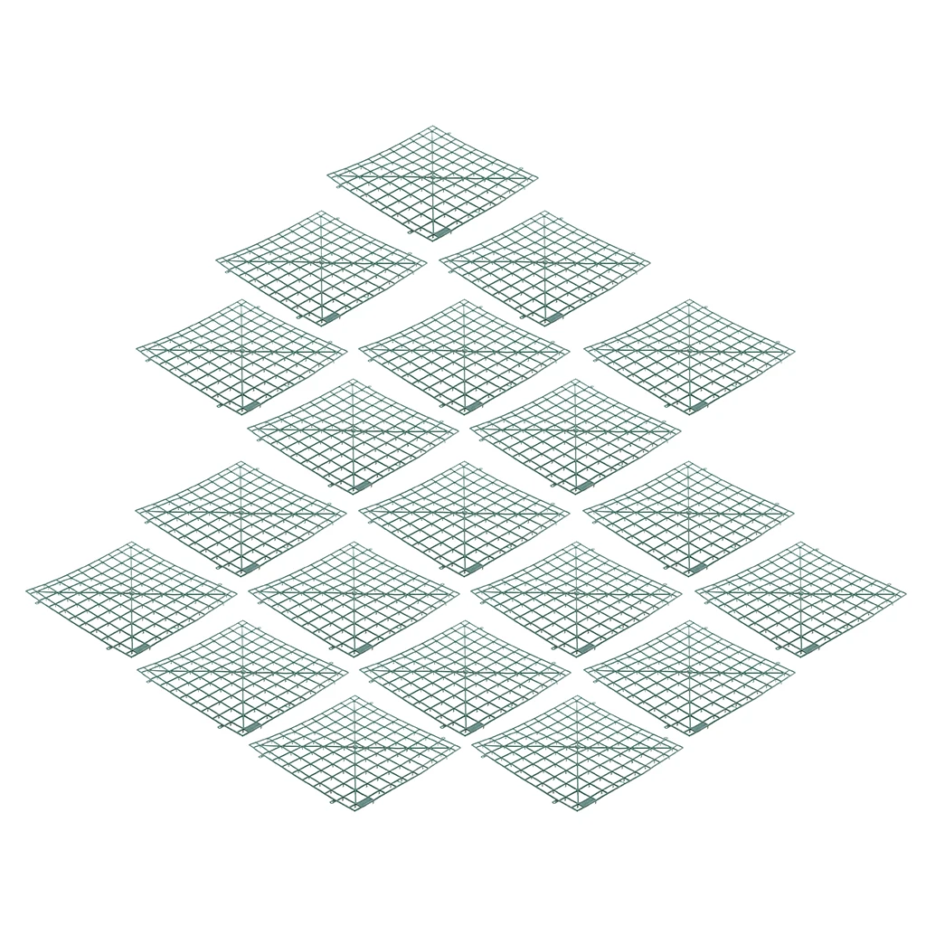 20 Pack Flower Wall Plastic Panel Holder Hook Panels for Photo Backdrop DIY Main Road Pillar Rack