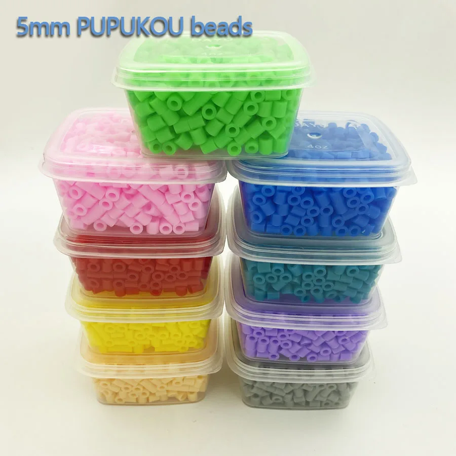 10000pcs 2.6mm mini Perler Iron beads hama beads kids DIY colormixing white  black color fuse beads learning toys for children