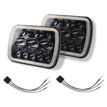 

Auto Lamp Bulb Light For Jeep Wrangler 500W 30000LM 7inch LED Headlights 5X7/7X6 Led Beam Headlamp Led Headlight