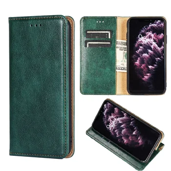 

Leather Wallet Flip Phone Protective Case for OPPO Reno 2 3 Realme 5 Q Pro 2Z 2F Z 10X Zoom Cover with Magnet Card Slot Holder