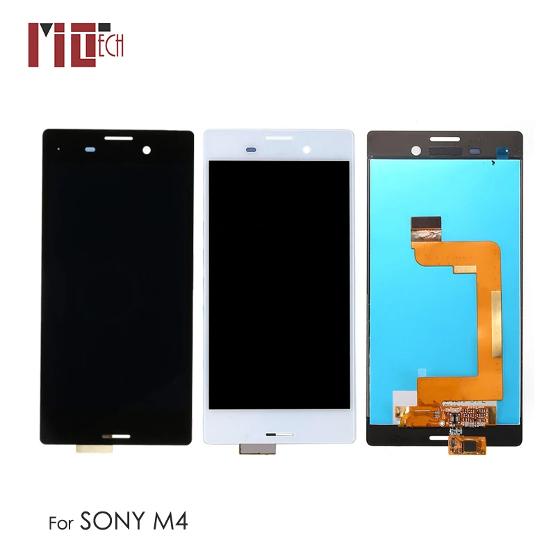 ЖК-дисплей для sony Xperia M4 E2303 E2306 E2353 E2312 E2333 E2363 сенсорный экран дигитайзер стекло в сборе черный белый с рамкой