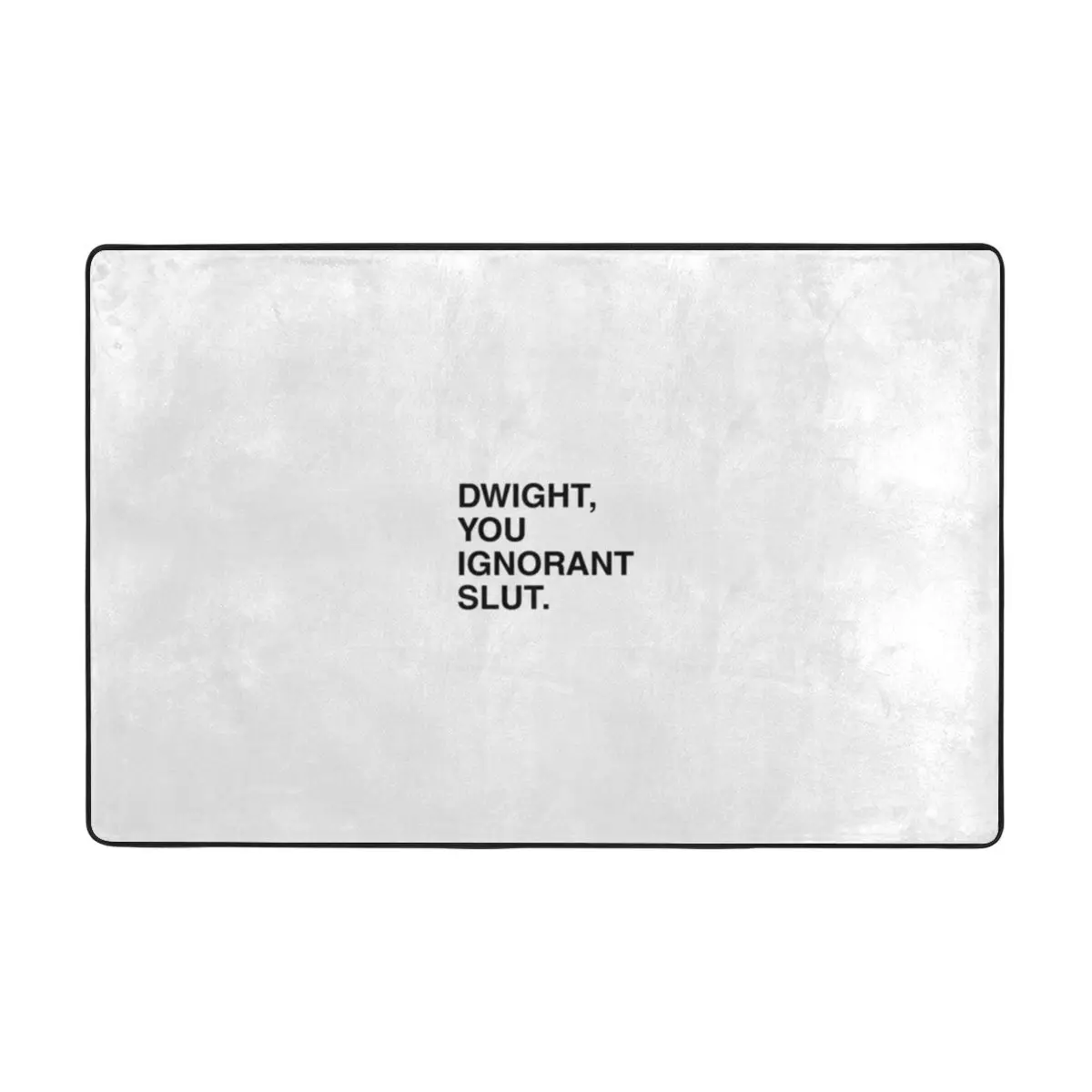 Dwight You Ignoring Slut Doormat Carpet Mat Rug Polyester Non-Slip Floor Decor Bath Bathroom Kitchen Bedroom 60x90 | Дом и сад
