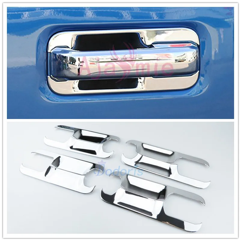 

For Ford F150 2015-2018 Door Handle Cover And Bowl Protector Panel Trim Chrome Car Styling Accessories
