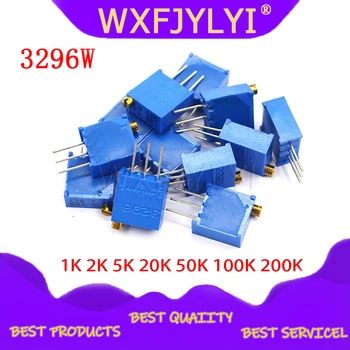 

10Pcs/lot 3296W series 3296W 103 10K ohm Top regulation Multiturn Trimmer Potentiometer 1K 2K 5K 20K 50K 100K 200K 3296W-1-103LF