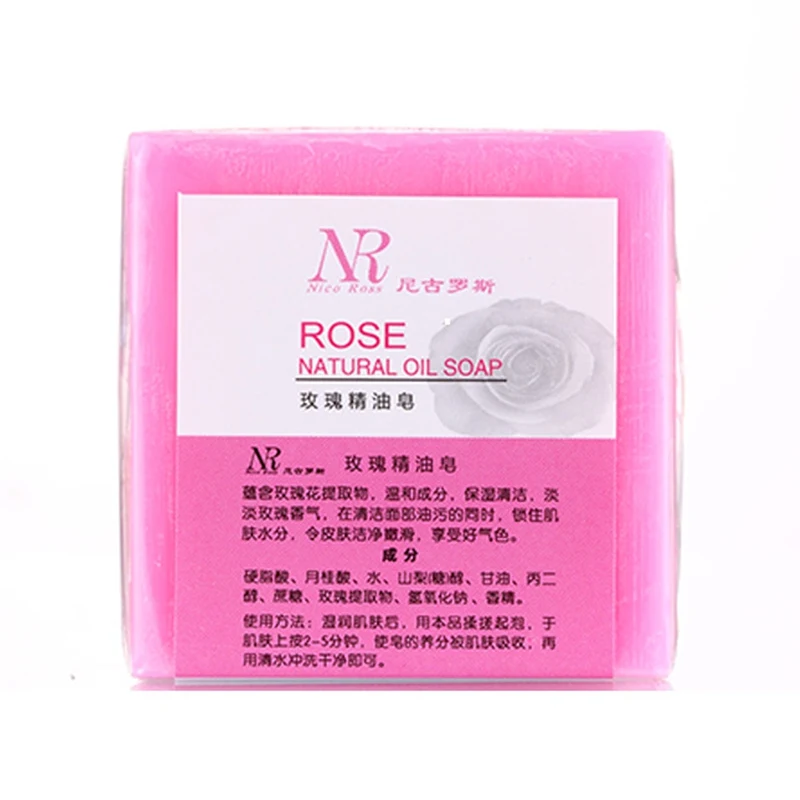 

Rose Extract Soap Moisturizing And Hydrating Floral Soap Anti-mite Soap Body Face Skin Care-