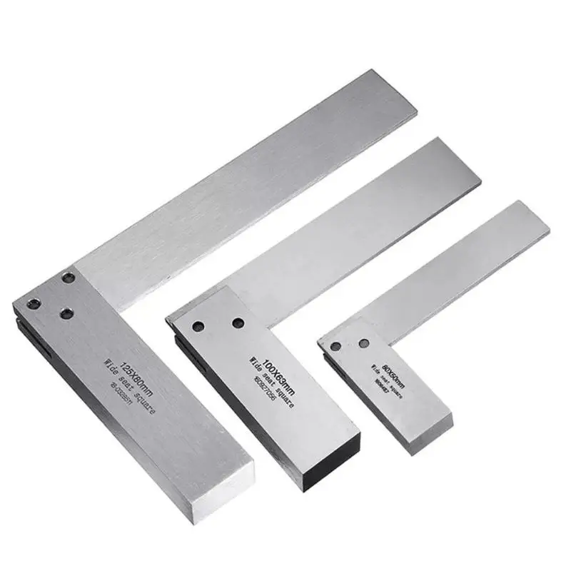 4/" /& 6/" Right Angle 90 Degree with Box 4 PC Steel Hardened Square Set 2/",3/"