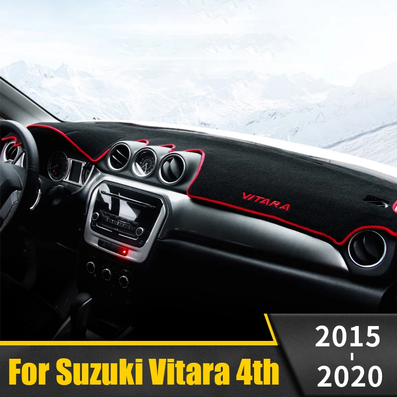 

For Suzuki Vitara 4th 2015 2016 2017 2018 2019 2020 Car Dashboard Cover Dash Mat Sun Shade Pad Instrume Panel Carpet Accessories
