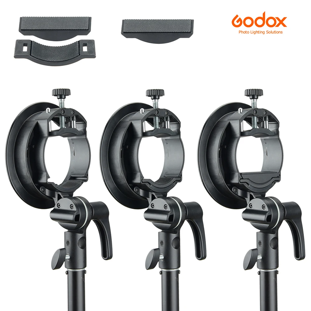 Держатель для вспышки Godox S2 Speedlite S Type кронштейн Bowens V1 V860II AD200 AD400PRO софтбокс