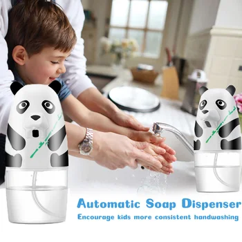 

Cartoon Kids Automatic Foaming Soap Dispenser Battery Powered Home Hotel Touchless Sensor Antibacterial Hand Sanitizer Bottle
