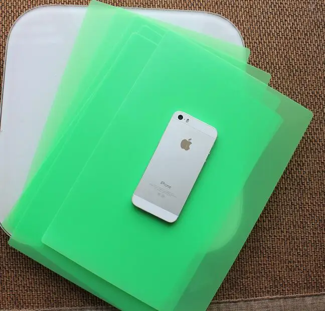 10 Sheets Size 21*30cm Matte Translucent Color PVC Acetate Sheets Plastic Binding Cover With Round Corner Thickness 0.3mm -