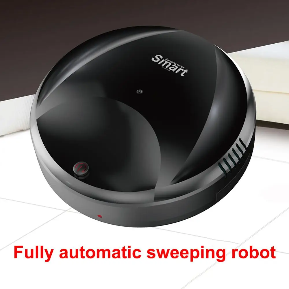 

White/Black Color Fully Automatic Intelligent Sweeping Robot Rechargeable Household Mini Cleaning Machine Vacuum Cleaner